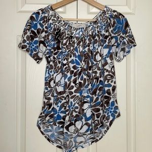 LOFT Cotton Floral Top
